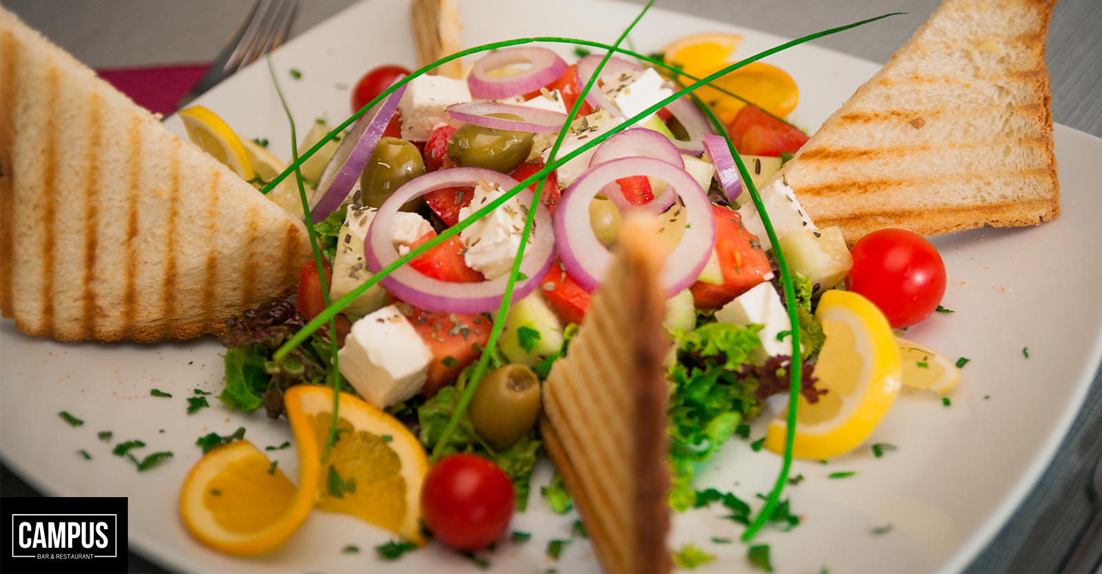 Grčka Obrok Salata