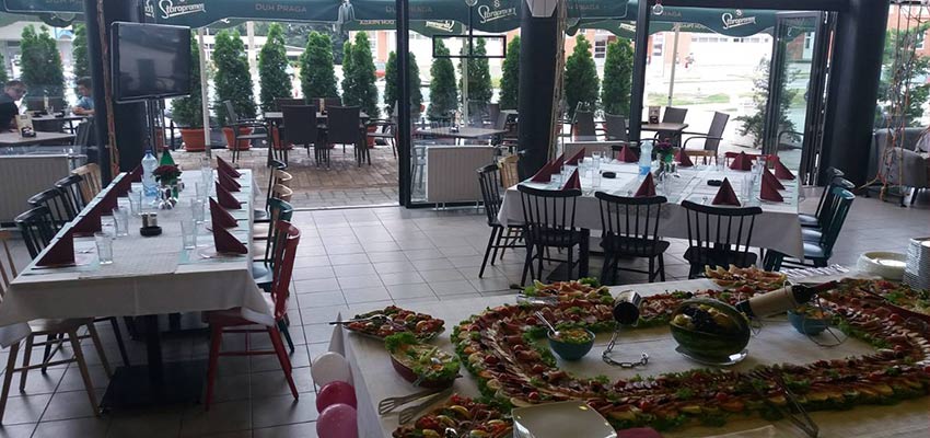 Ambijent za proslave restorana Campus.rs u Novom Sadu
